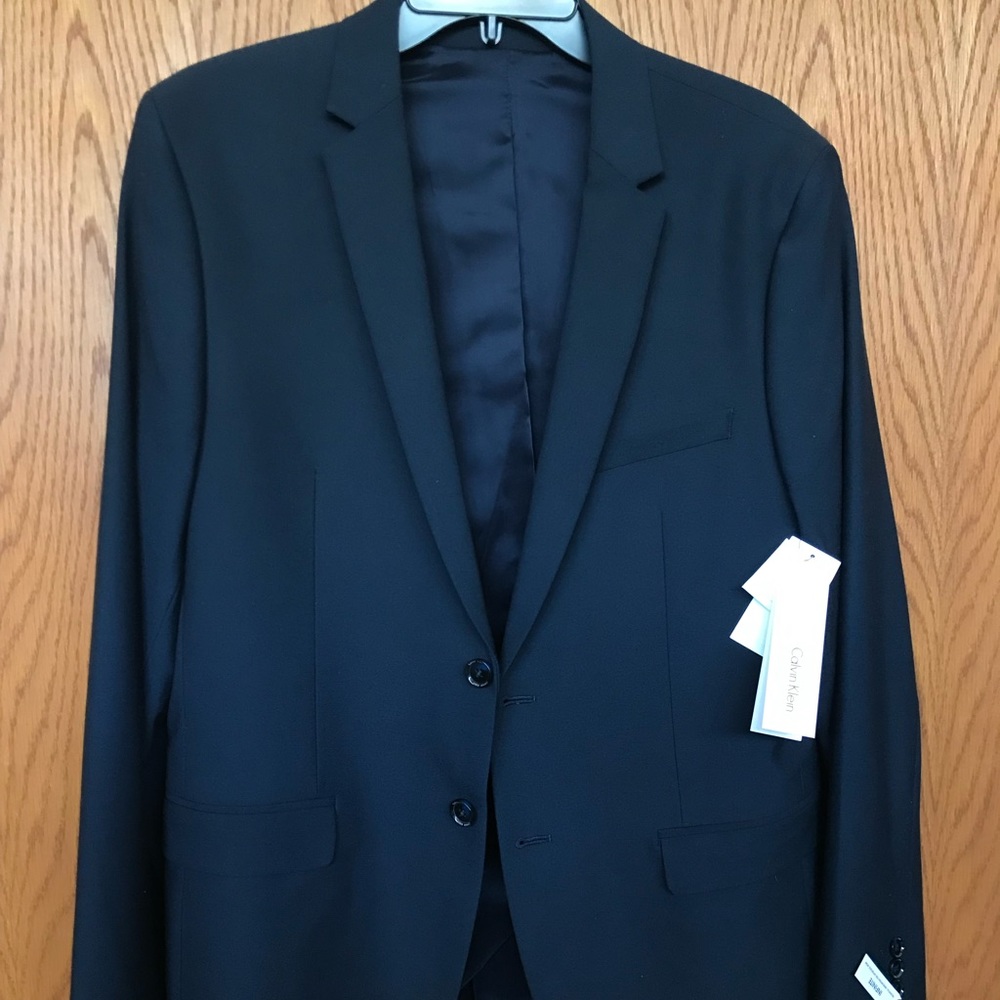 Calvin Klein blue slim fit infinite sports jacket